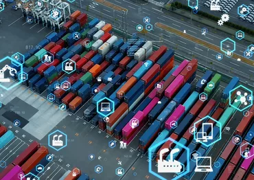 Artificial intelligence port data istock 1465159303