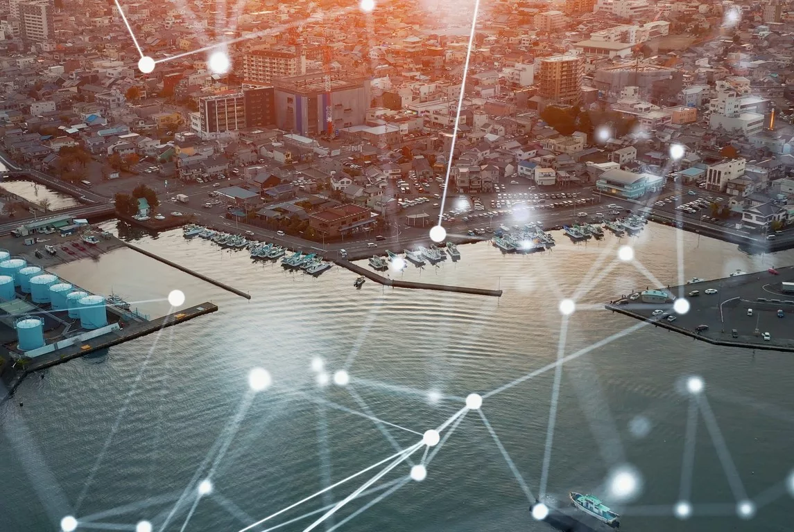 Maritime cybersecurity data network port istock metamorworks 1408189762