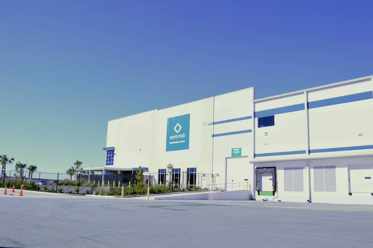 Walmart distribution center courtesy photo